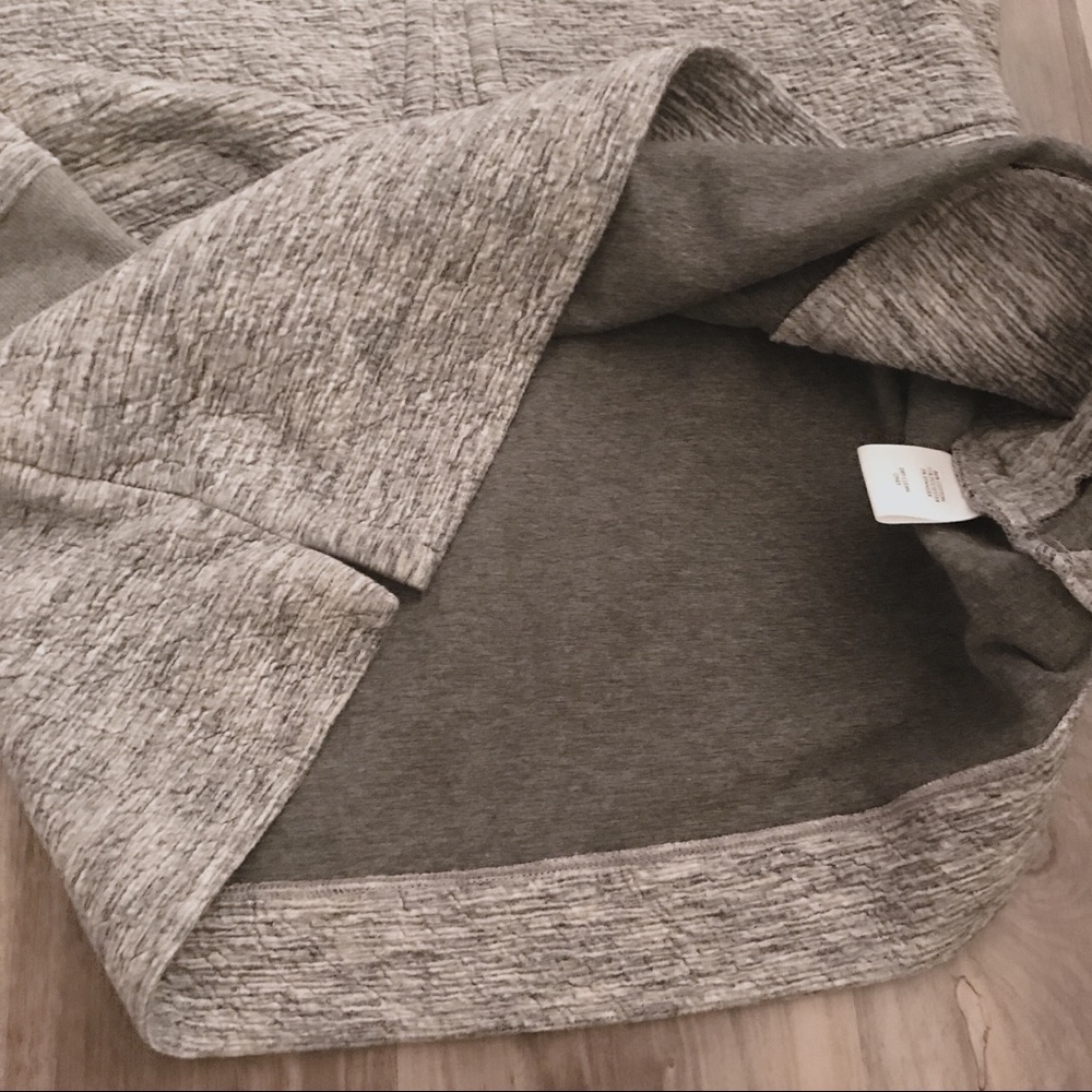 White & Warren long-sleeve heathered gray dress - Picture 15 of 15
